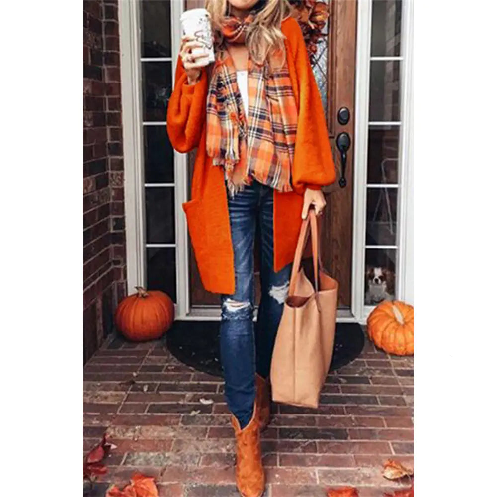 Open Front Cardigan Sweater Outerwear