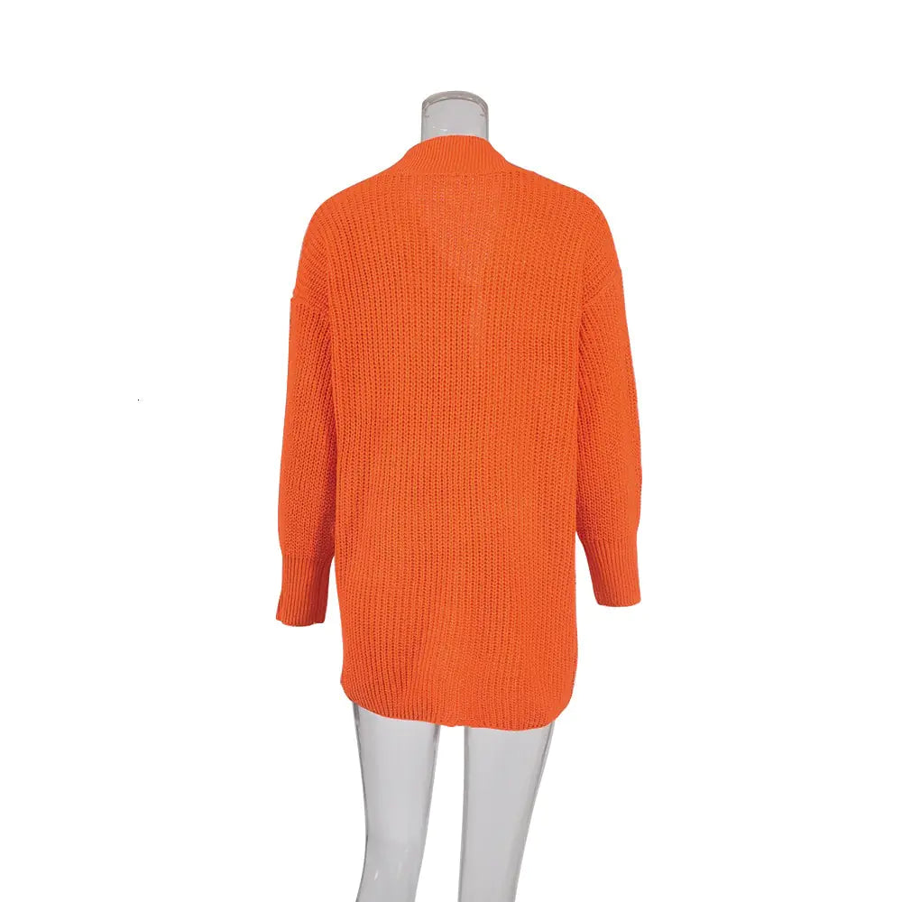 Open Front Cardigan Sweater Outerwear